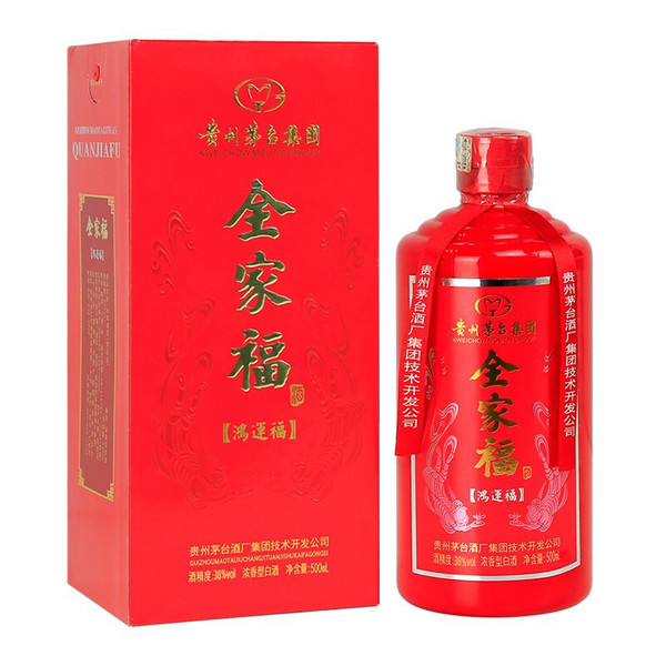 商品moutai茅台全家福鸿运福38vol浓香型白酒