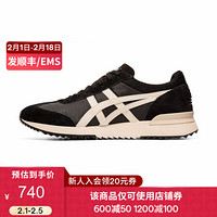 Onitsuka Tiger鬼塚虎运动休闲鞋男女厚底复古慢跑CALIFORNIA 78 EX 黑色 40