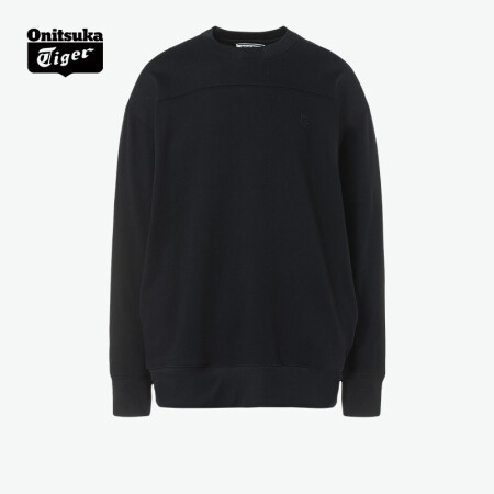 Onitsuka Tiger鬼塚虎休闲男女圆领卫衣 2021年春夏新款2183A821-001 黑色 L