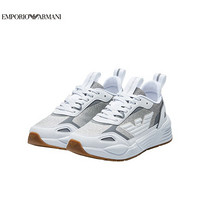 阿玛尼EMPORIO ARMANI奢侈品21春夏EA女士休闲鞋 X3X126-XM722 WHITE-T374白色 4.5