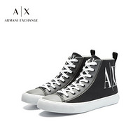 阿玛尼ARMANI EXCHANGE奢侈品21春夏AX男士休闲鞋 XUZ021-XV212-21S BLACK-00002黑色 7