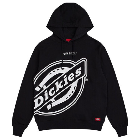 Dickies卫衣 SS21春夏 LOGO印花情侣款卫衣男 男女同款连帽休闲上衣 卫衣女 DK008873 黑色 M