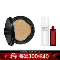 资生堂（Shiseido） 随肌应变气垫粉底液 G2 12g(粉芯)+卸妆液30ml+化妆液8ml