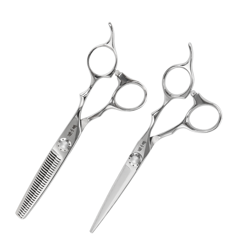 张小泉440C不锈钢美发剪牙剪专业打薄无痕理发剪6寸美发消音平剪