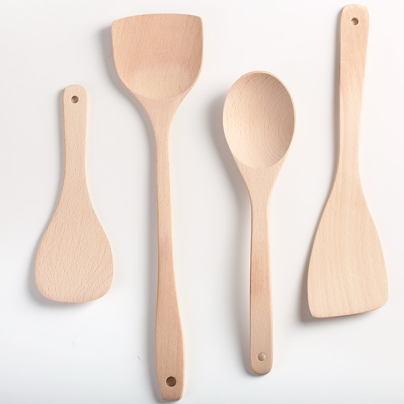 德世朗锅铲不粘锅木质家用炊具套装饭勺盛饭汤勺大号盛汤厨师炒勺