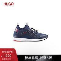 HUGO BOSS雨果博斯鞋子男2020款徽标运动鞋 001-黑色 41