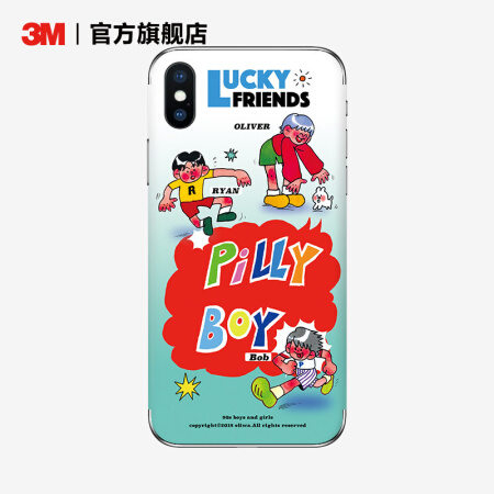 3M 原创手机贴纸苹果创意背膜防刮蹭手机 Pilly_Boy_Oliwa iPhone 11