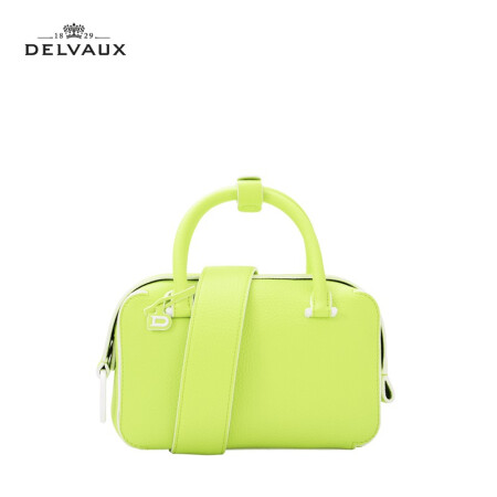 DELVAUX包包奢侈品女包单肩斜挎手提包女迷你包袋 Cool Box系列新年礼物 青柠绿