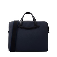 DELVAUX 公文包男士商务包奢侈品单肩斜挎手提包包 Magritte系列限量版新年礼物 藏青色-黑色