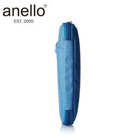 anello日本时尚个性涤纶拉链开阖多用收纳包H1155 蓝色BL