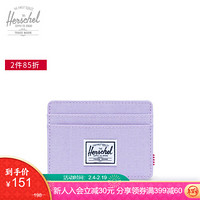 HERSCHEL SUPPLY Charlie时尚短款卡包卡套男女卡夹防盗刷多卡槽10360 薰衣草紫