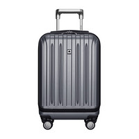 Delsey 原法国大使拉杆箱 前置口袋 可扩容行李箱 万向轮男女通用 旅行箱 VAVIN法蔓 2073 20英寸 石墨色