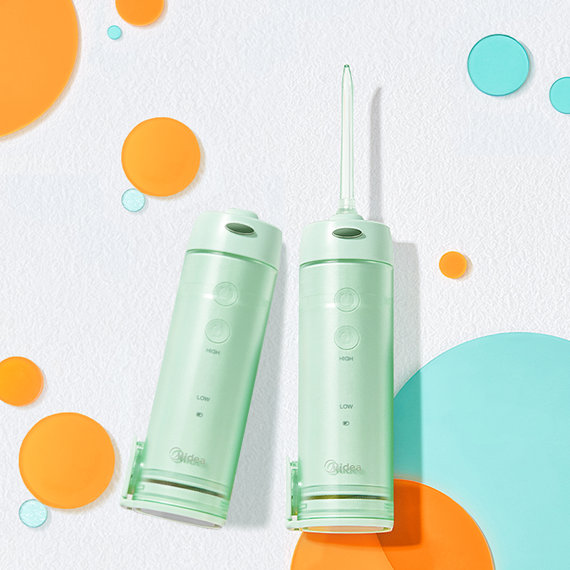 美的 Midea电动冲牙器便携式正畸牙齿缝结石水牙线家用口腔清洁洗牙神器