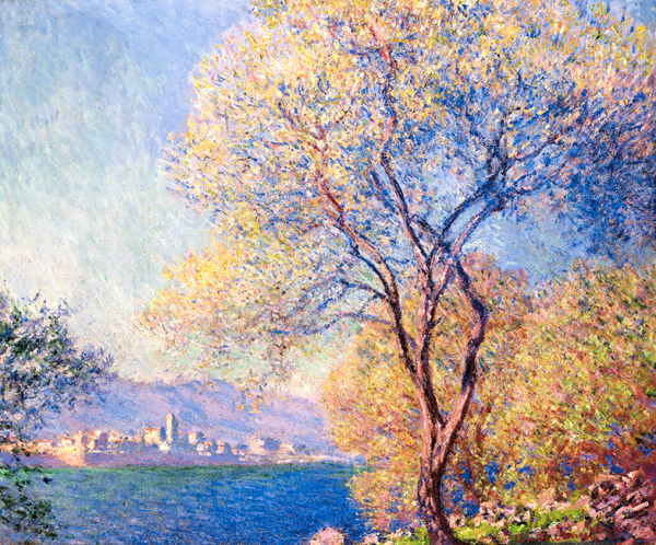 【橙舍】 欧式风景油画 莫奈 《樱花树印象》