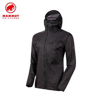 Mammut 猛犸象 Kento Light 男士轻量防泼水透气硬壳夹克 1010-27740 黑色 XL