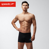 Speedo/速比涛 男子标志印花平角泳裤 812417F888 黑色 34