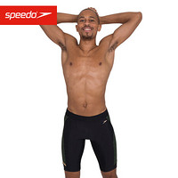 Speedo/速比涛 全新电气矩阵系列 肌理感男子及膝泳裤 812421A599 黑色/黄色 黑色/黄色 38
