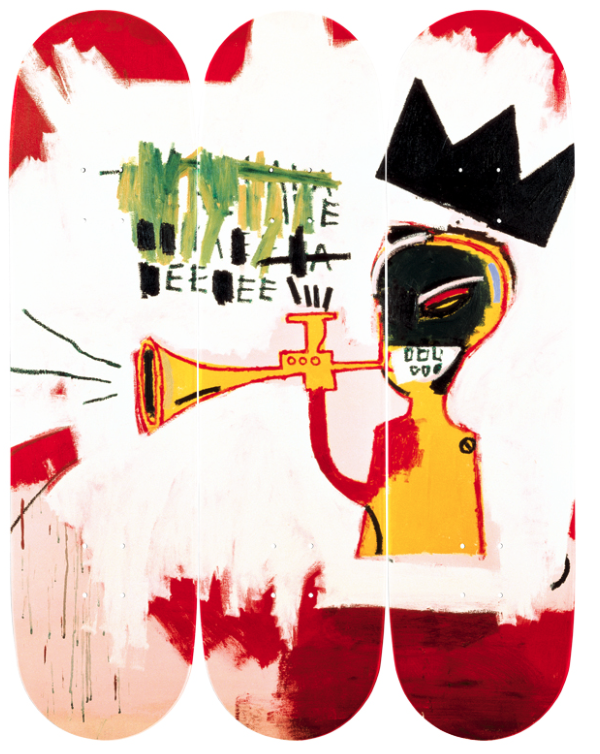 HOWstore The Skateroom装饰滑板Basquiat巴斯奎特3件套装