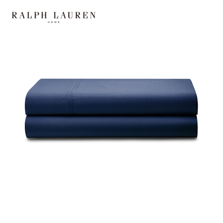 Ralph Lauren/拉夫劳伦 RL 464密织棉布床单(1.5m床)RL80048 410-海军蓝
