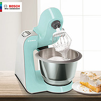 博世（Bosch） 进口厨师机家用和面机面条机打奶油机绞肉机揉面机搅拌料理机达人系列 【颜值款】1000W+5大功能附件【薄荷绿】
