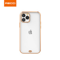 锐思Recci缤纷手机保护壳适用于苹果12全系列透明软壳 黑色 IPhone12 ProMax 6.7寸
