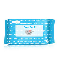 小萌希奥（Cute Seal）婴儿湿巾手口柔润湿巾 婴儿湿巾-20抽/6包装