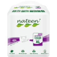 那特恩（NATEEN）那特恩成人纸尿裤老人尿不湿老年纸尿片批发夜用型大吸收大号男女重度失禁专用 XL（10片）适合腰围130-175CM