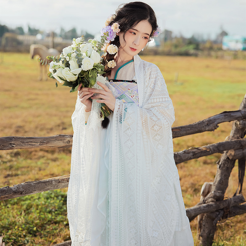 重回汉唐烟扣 汉服女装现代改良汉元素印花飘逸古风正品原创设计