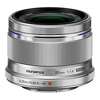 OLYMPUS 奧林巴斯 M.ZUIKO DIGITAL 25mm F1.8 標準定焦鏡頭 奧林巴斯卡口 46mm 銀色