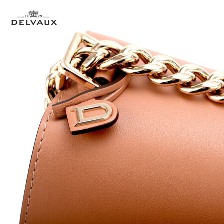 DELVAUX 包包女包斜挎奢侈品新品单肩包小号Madame系列 奶茶色