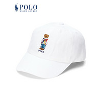Ralph Lauren/拉夫劳伦男童 21年春Polo小熊牛津布棒球帽RL35404 100-白色 ONE