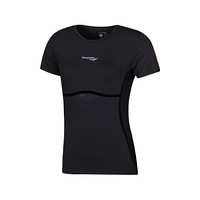 Saucony索康尼新女子运动跑步透气百搭短袖T恤女 380028110264 黑色 2XL