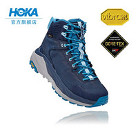 HOKA ONE ONE女卡哈KAHA GTX户外中帮防水靴登山徒步鞋新品 黑鸢尾花/蓝宝石 9/260mm