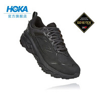 HOKA ONE ONE 男Challenger Gore-Tex 挑战者低帮皮面防泼水宽楦版运动鞋 黑色/黑色 9/270mm