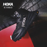 HOKA ONE ONE男女款TENNINE Hike GTX运动鞋高帮防水登山徒步鞋 黑色 / 深鸥灰-男-建议选大1码 12/300mm/M