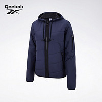 Reebok锐步男子短款连帽棉服保暖加厚冬季新款 GQ4935_藏青色 A/XL