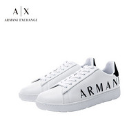 阿玛尼ARMANI EXCHANGE21春夏AX男士休闲鞋 XUX084-XV289 WHITE-K488白色 9