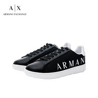 阿玛尼ARMANI EXCHANGE21春夏AX男士休闲鞋 XUX084-XV289 BLACK-N642黑色 9