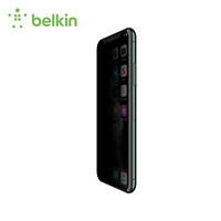 贝尔金(BELKIN)苹果手机钢化玻璃膜iPhone 11 Pro Max防摔防指纹手机游戏屏幕贴膜 PRIVACY防窥膜