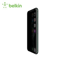 贝尔金(BELKIN)苹果手机钢化玻璃膜iPhone 11 Pro防摔防指纹手机游戏屏幕贴膜 PRIVACY防窥膜