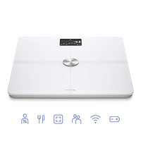 Withings Body+ 智能数字体重秤 营养追踪 自动数据同步 全面身体分析 白色