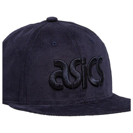 ASICS亚瑟士帽子女帽棒球帽可调节纯棉鸭舌帽3193A072 Midnight OS