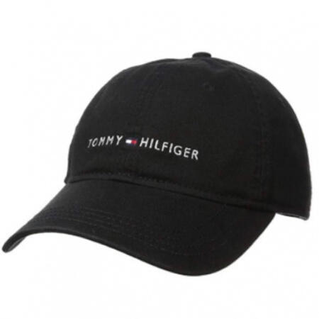 mmy Hilfiger/汤米男女棒球帽纯棉可调节logo94LB49 mmy Black OS