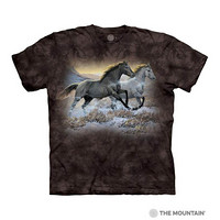 The Mountain 短袖T恤3D男女圆领动物图案直邮1016290699 Black S