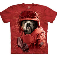 The Mountain男女T恤3d夏季短袖圆领动物图案美国直邮103217 红色 3XL