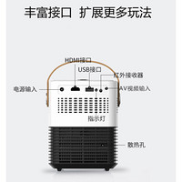 创荣c5投影仪高清家用小型便携无线可连手机同屏家庭影院投墙 安卓版（5GWiFi 蓝牙连接） 官方标配