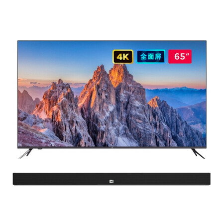 小米电视+JBL音响套装 小米电视E65X 65英寸 全面屏  蓝牙 平板电视 L65M5-EA+JBL CINEMA STV105电视音响