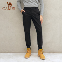 camel骆驼户外休闲裤春夏新款男款户外吸湿透气干爽小脚休闲裤