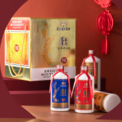 贵州茅台集团富贵万年v35陈年老坛酒52度浓香型白酒500ml4礼盒装