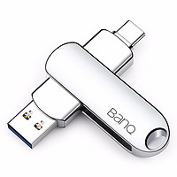BanQ C91 USB 3.0 U盤 銀色 128GB USB-A/Type-C雙口